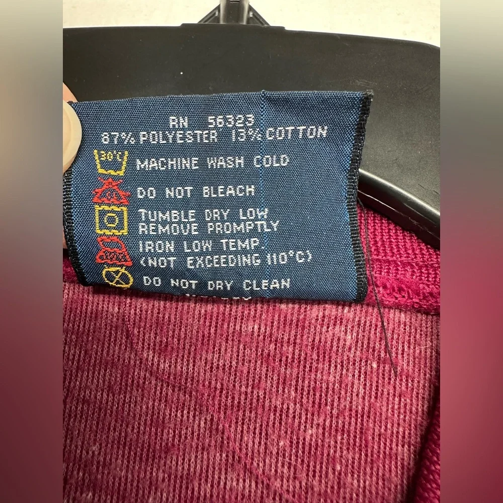 Nike Blue Tag Track Suit Maroon/Cream/Navy Blue Vintage 80s Men’s L
